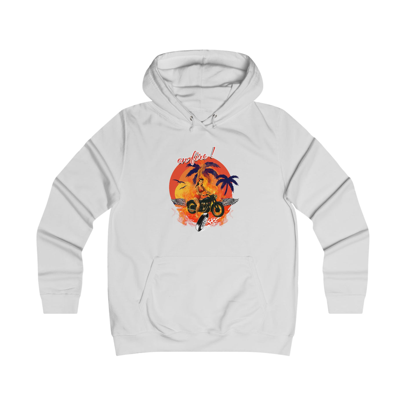 Hoodie Rockabilly, Beach Vibe Pullover,