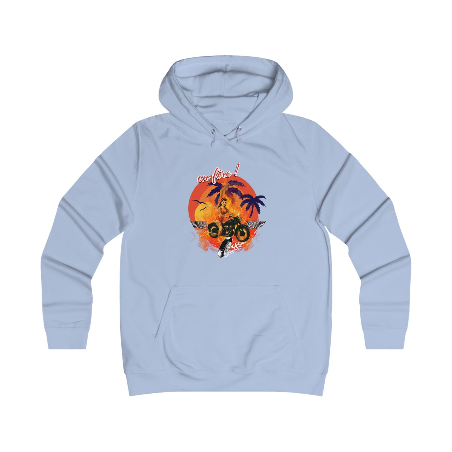 Hoodie Rockabilly, Beach Vibe Pullover,