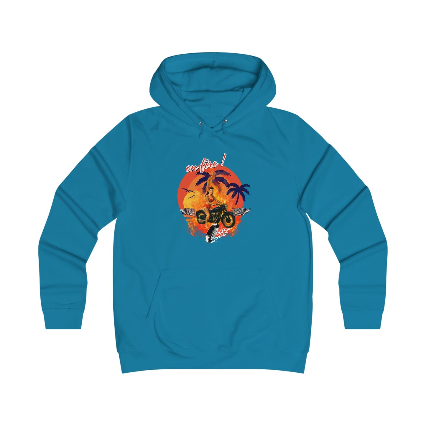 Hoodie Rockabilly, Beach Vibe Pullover,