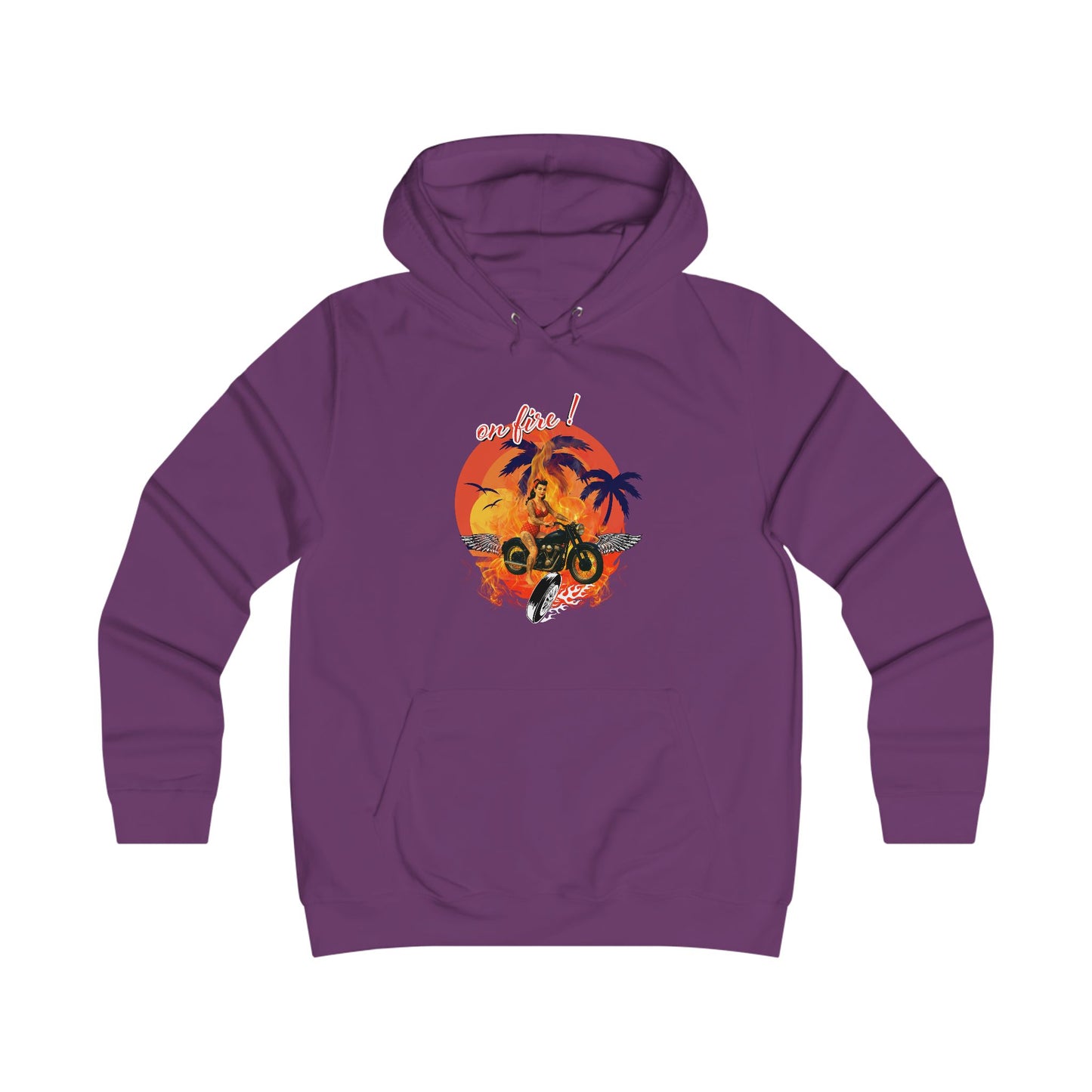 Hoodie Rockabilly, Beach Vibe Pullover,