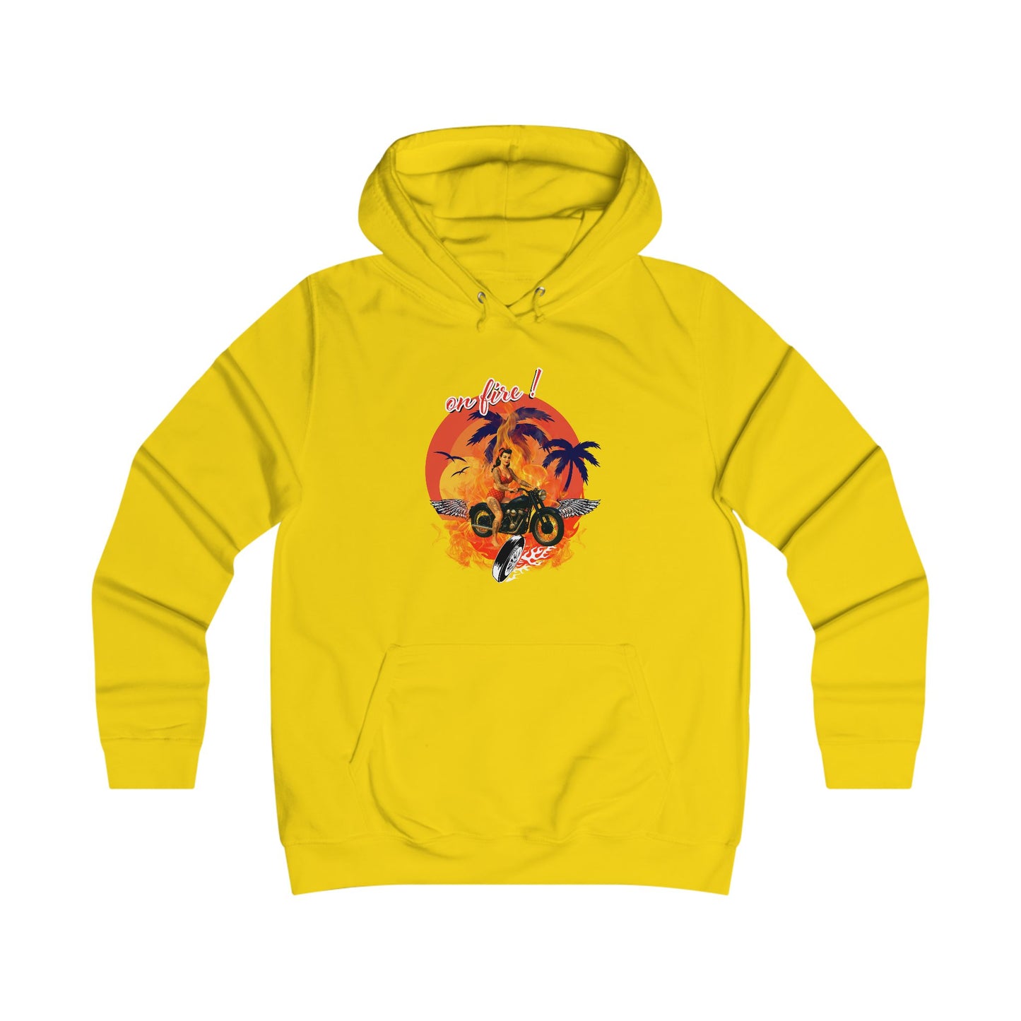 Hoodie Rockabilly, Beach Vibe Pullover,
