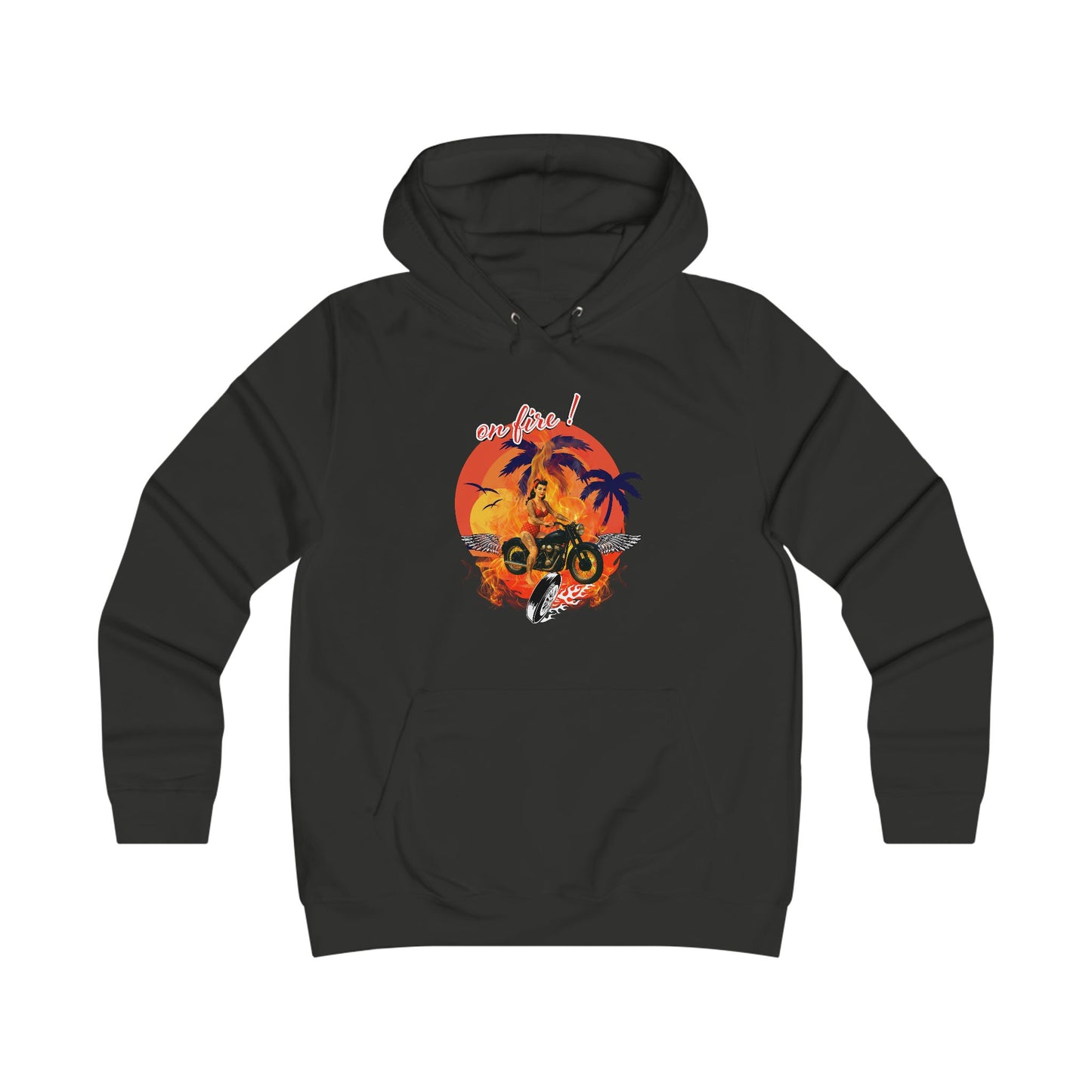 Hoodie Rockabilly, Beach Vibe Pullover,