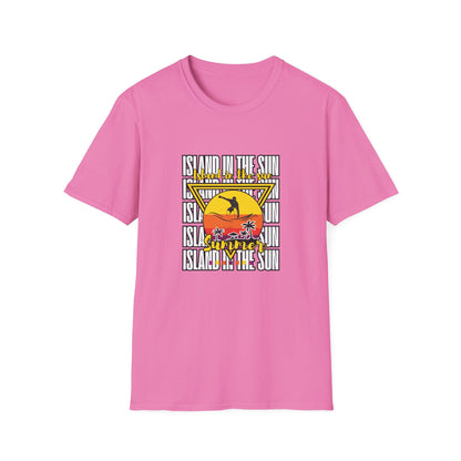 Island in the Sun Unisex Softstyle T-Shirt -Beach Vibes