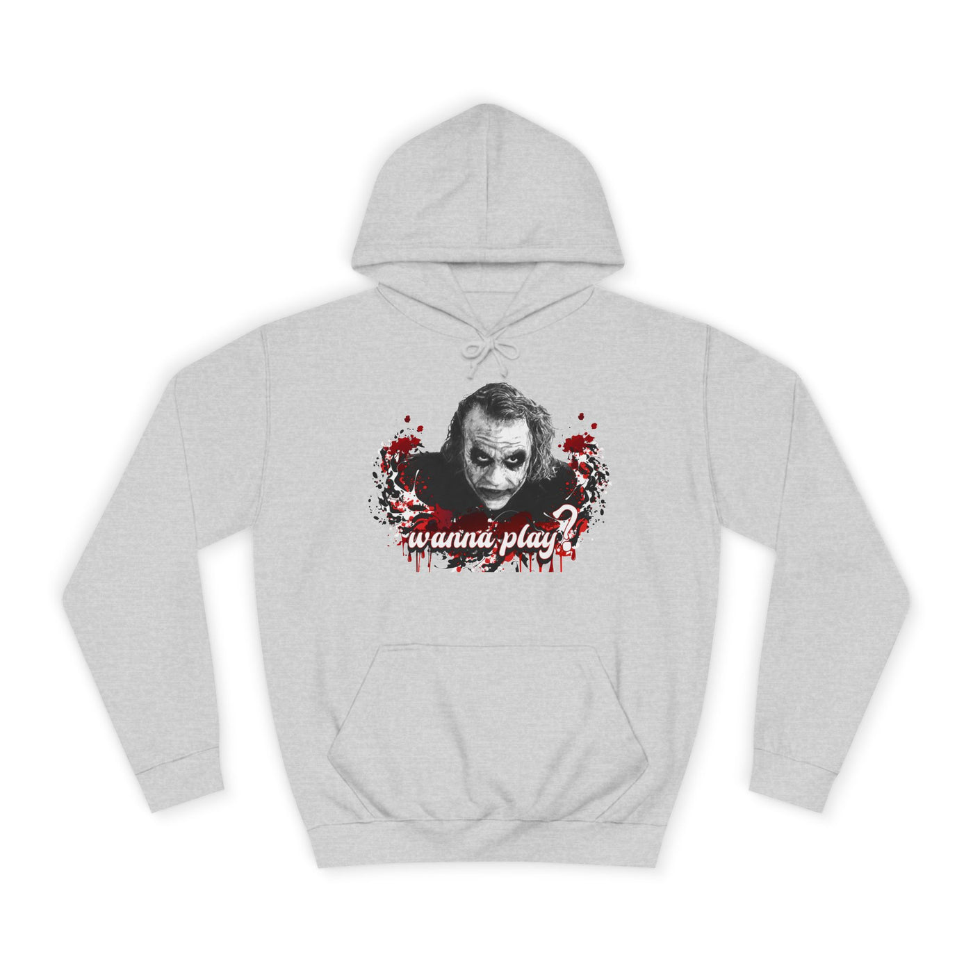 Joker "wanna play" college hoodie
