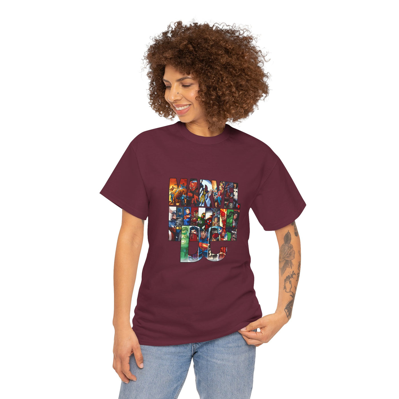 Marvel vs. DC Graphic Unisex T-Shirt, Superhero