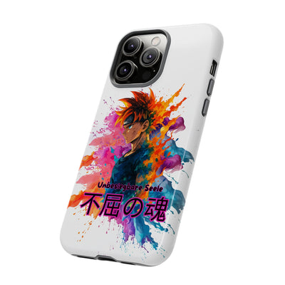 "unbesiegbare Seele" Tough Cases - Colorful Anime Phone Case Handyhülle