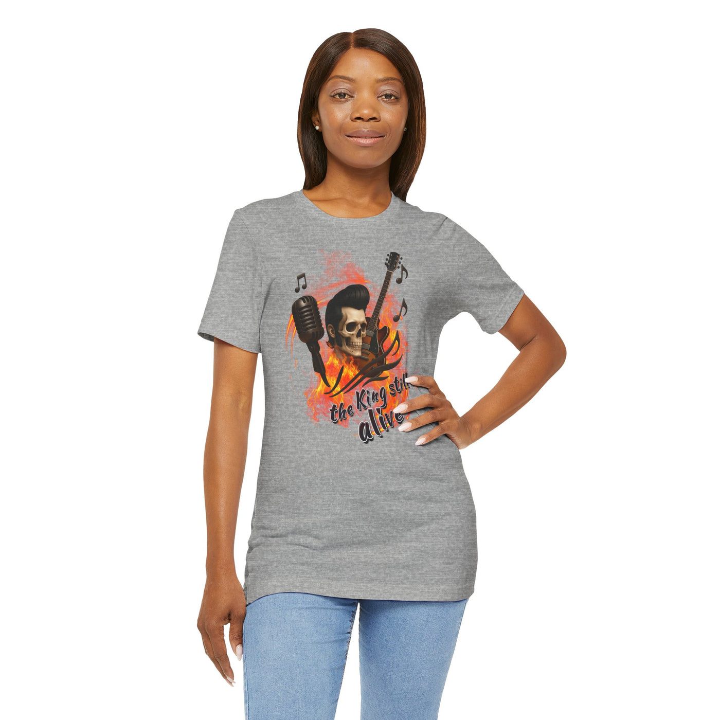 Music Vibes Unisex Jersey Tee - 'The King Still Alive' Graphic T-Shirt