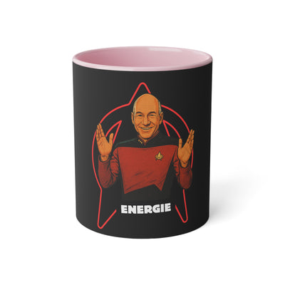 Starfleet Captain Mug - Energize Your Morning, Perfect Gift for Star Trek Fans, Black and White Accent Coffee Cup, Geeky Merchandise, [...]