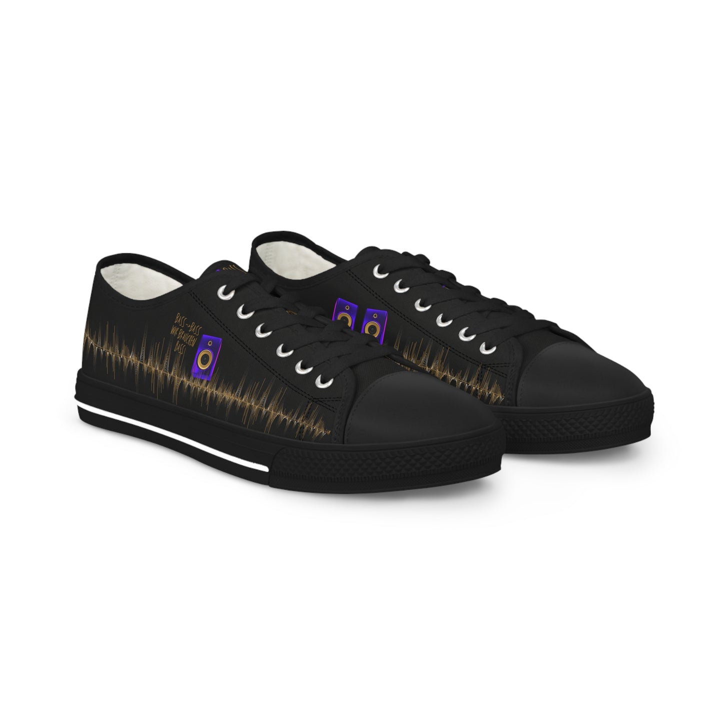 Bass Bass wir brauchen Bass- Sound Wave Men's Sneakers - Stylish