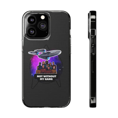 Galaxy-Inspired Soft Phone Case - Not Without My Gang, Star Trek Lovers Handyhülle