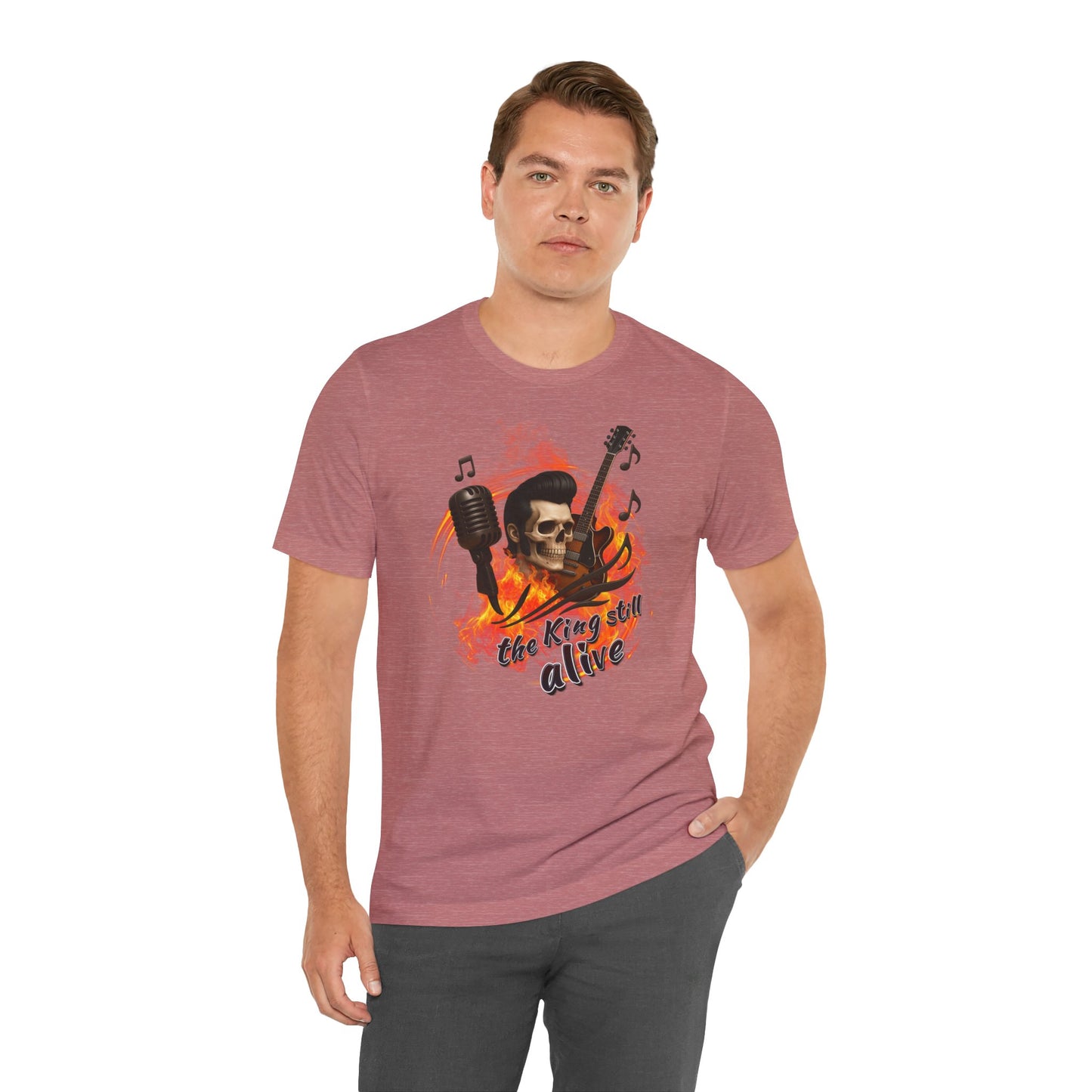 Music Vibes Unisex Jersey Tee - 'The King Still Alive' Graphic T-Shirt