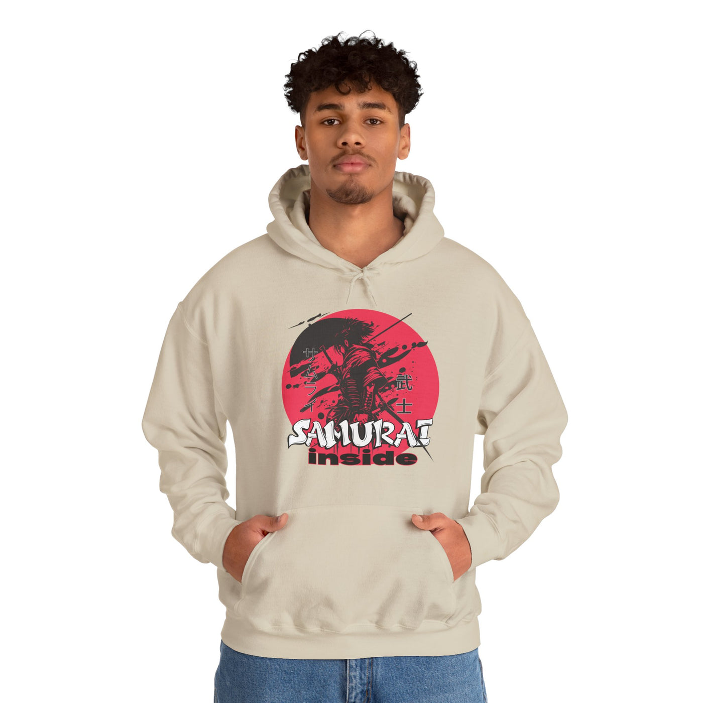 Samurai Inspired Hoodie, Cozy Streetwear,