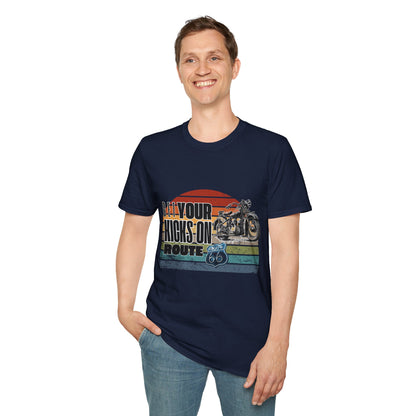 Retro Motorcycle Adventure Hoodie - 'Get Your Kicks On Route 66'