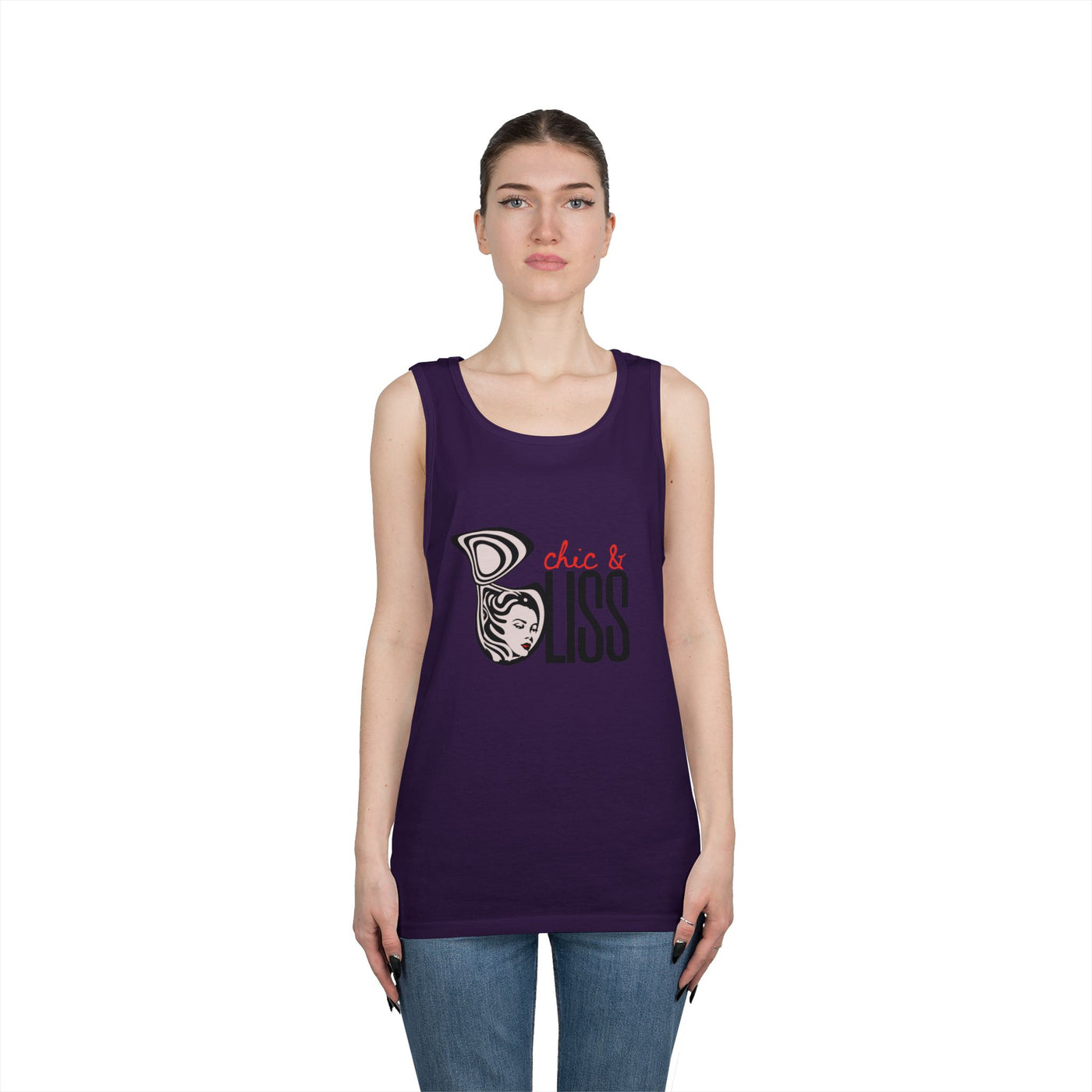 Chic & Not Your Babe Graphic Tank Top