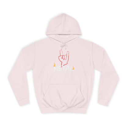 "Metal" Music Unisex College Hoodie