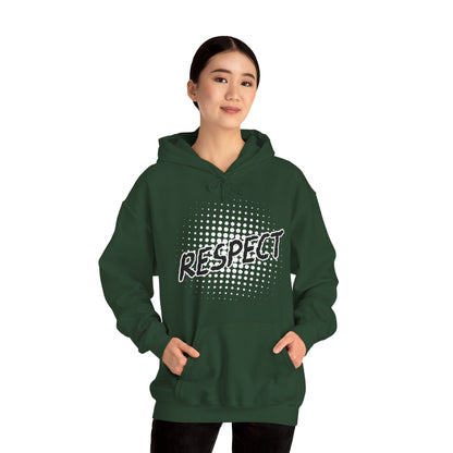 Respect Unisex Hooded Sweatshirt, Streetwear Hoodie