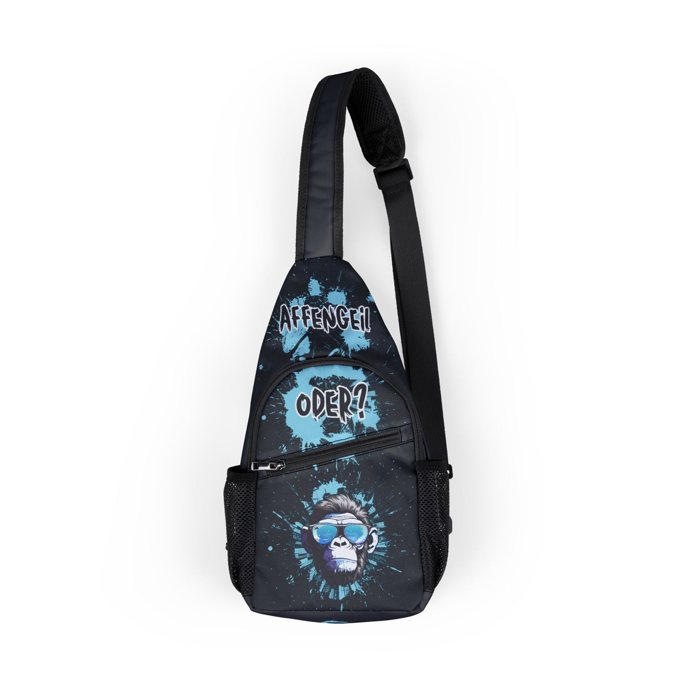 Cool Graphic Chest Bag - Fun Monkey Design Monkey / Affengeil