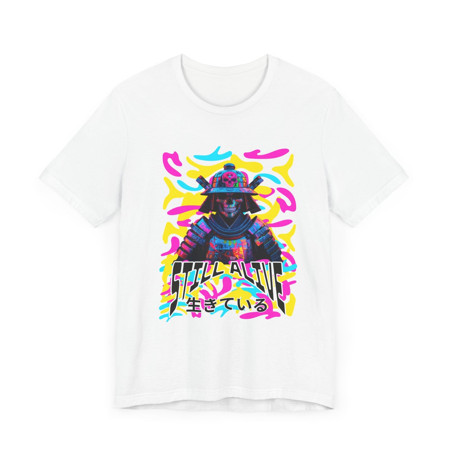 Samurai Still alive Shirt - mit Japanischer Schrift