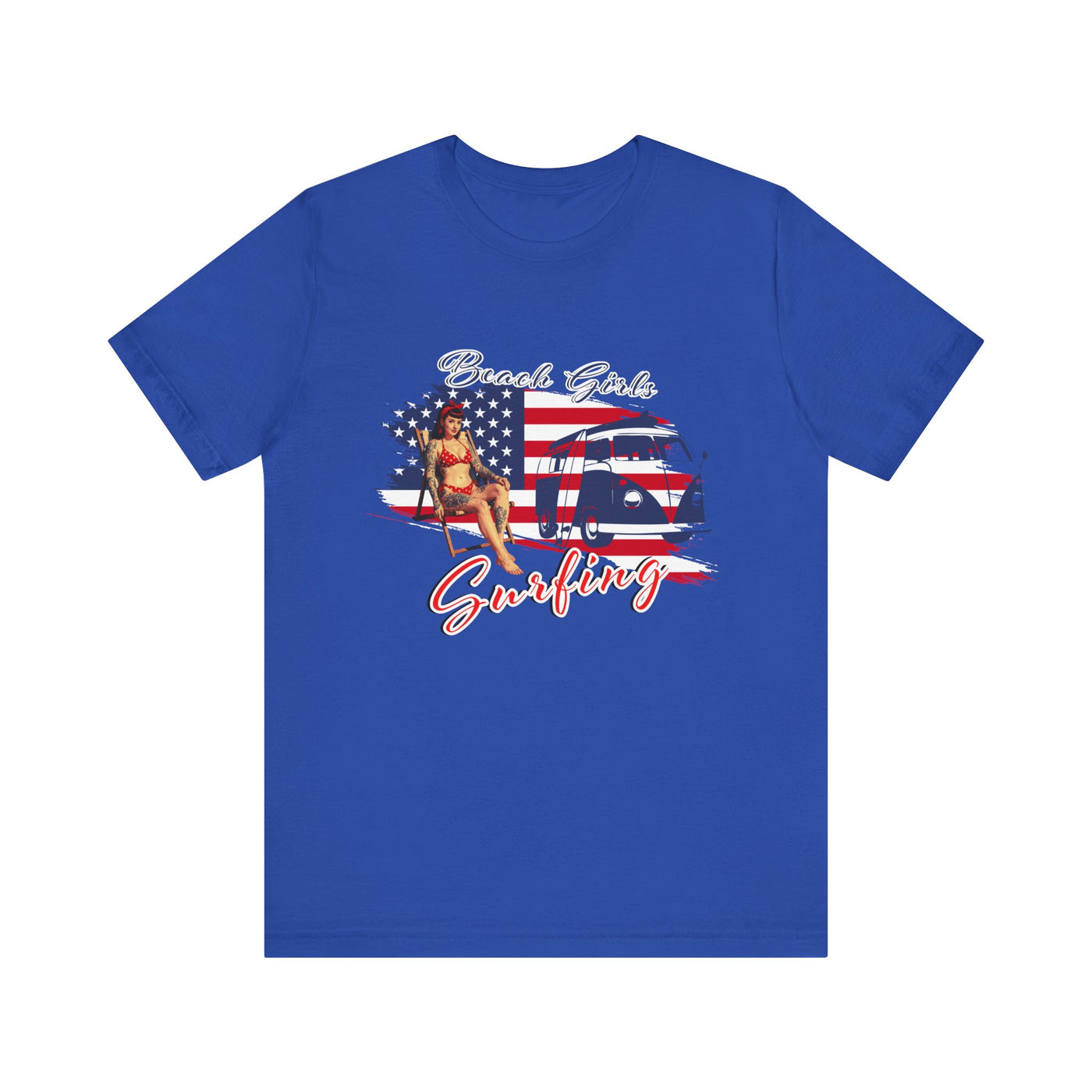 Beach Girls Surfing USA