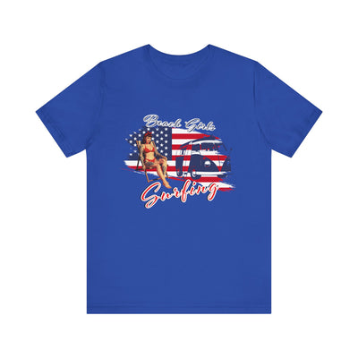 Beach Girls Surfing USA