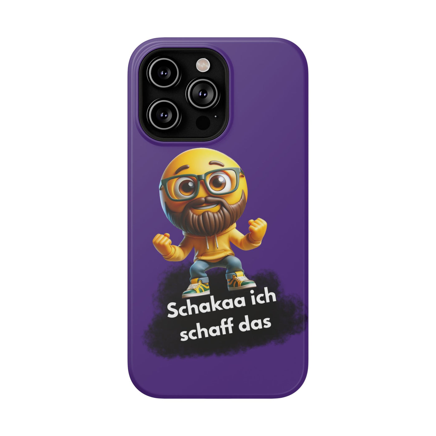 Motivational Impact-Resistant Phone Case - "Schakaa ich schaff das"