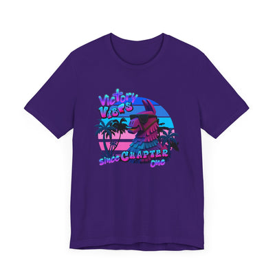Retro Fortnite Vibe Unisex Short Sleeve Tee - 'Victory' Chapter One Graphic
