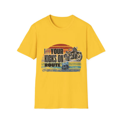 Retro Motorcycle Adventure Hoodie - 'Get Your Kicks On Route 66'