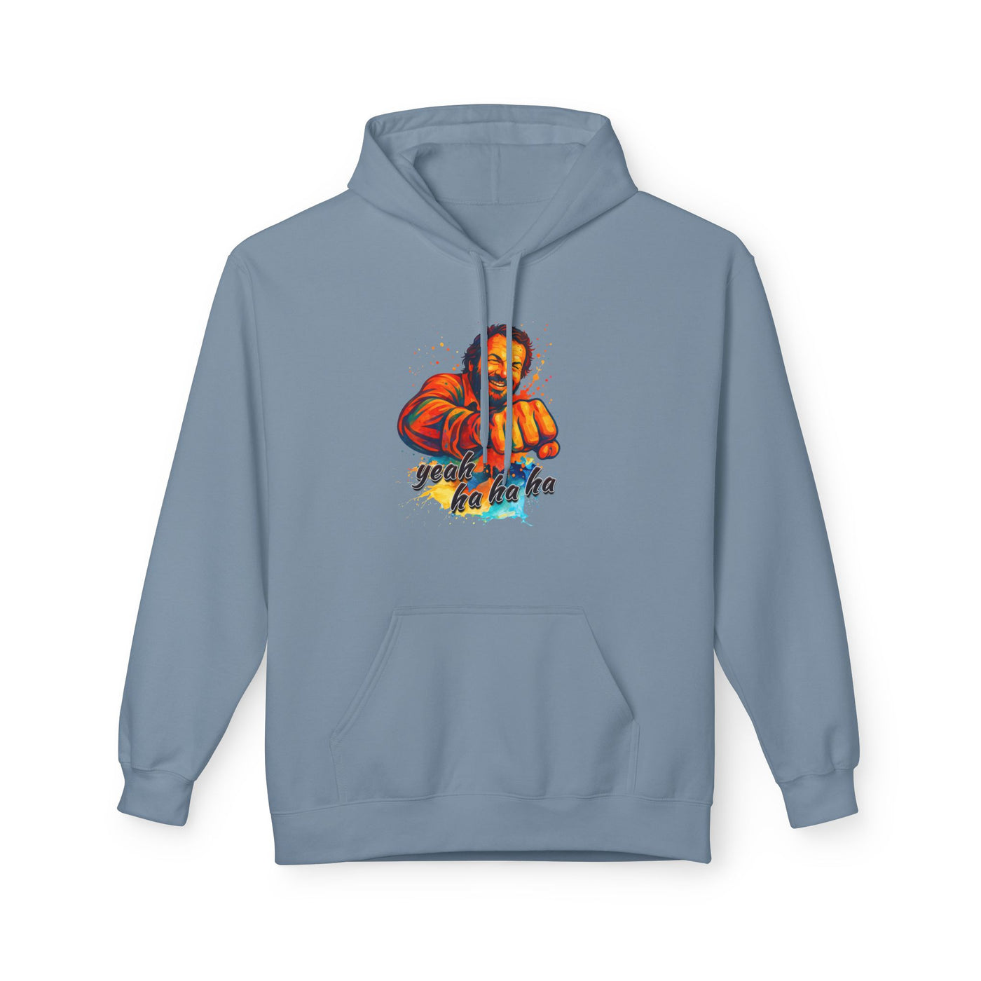 Bud Spencer Unisex Hoodie with 'Yeah Hahaha' Design