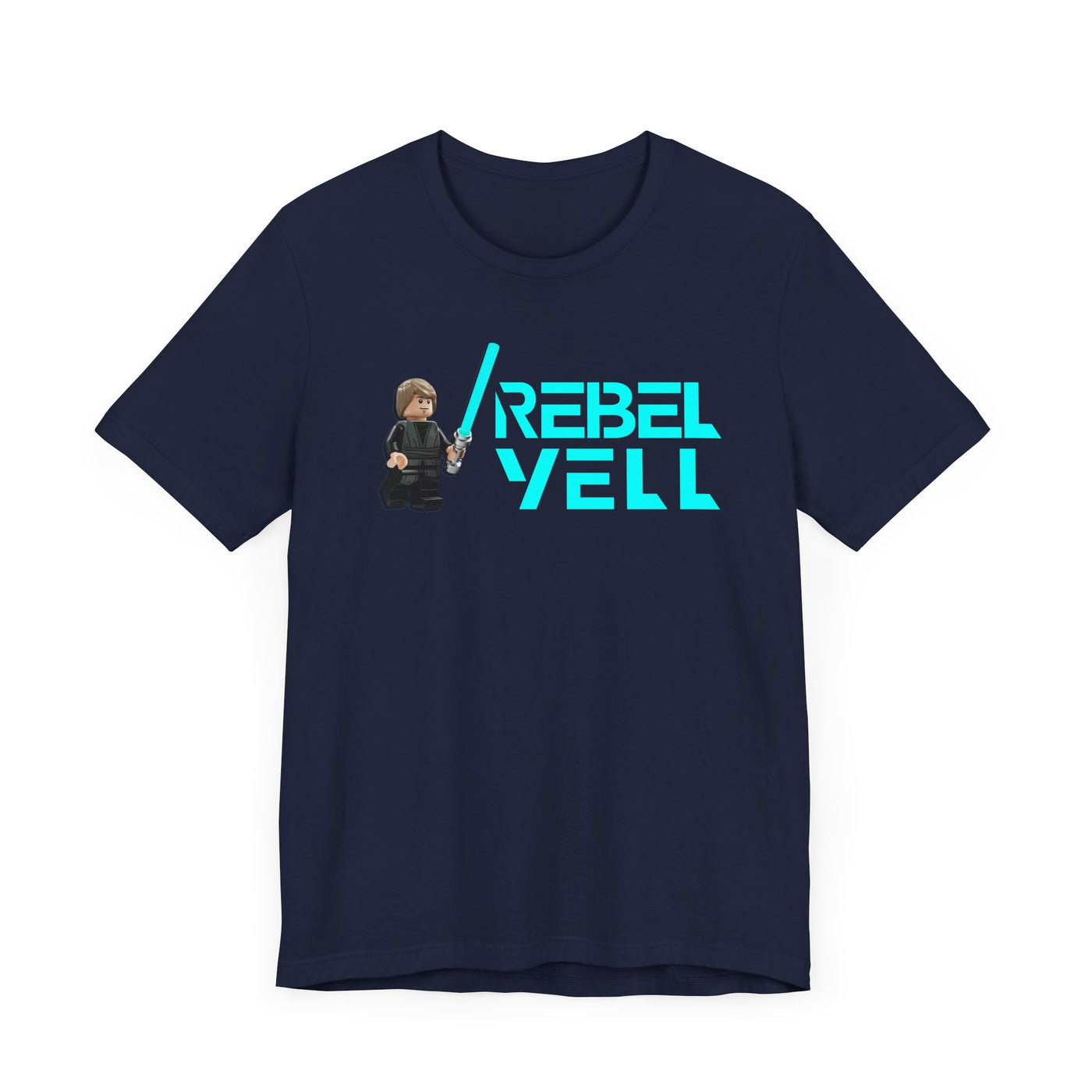 Cool Rebel Yell Luke Skywalker Unisex Jersey Tee - Short Sleeve Graphic T-Shirt for Fans
