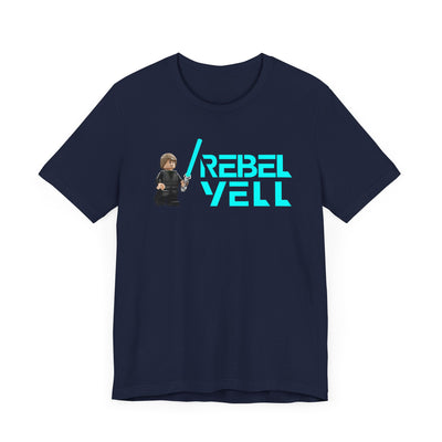 Cool Rebel Yell Luke Skywalker Unisex Jersey Tee - Short Sleeve Graphic T-Shirt for Fans
