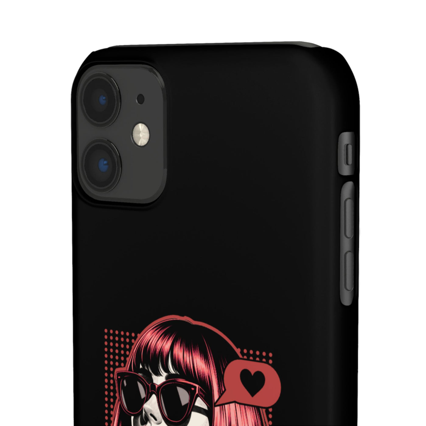 Retro Girl Snap Case Handyhülle