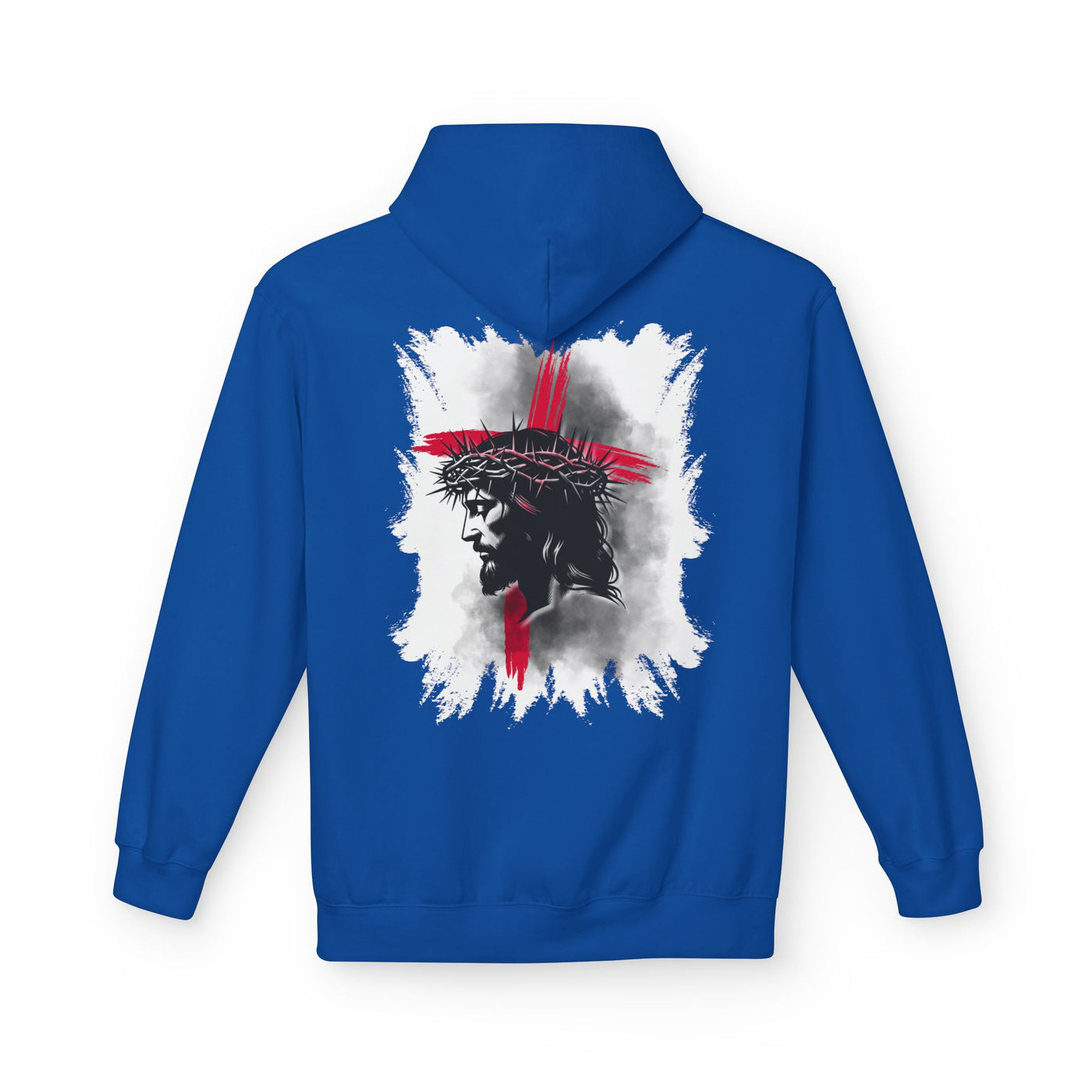 Faith-Inspired Hoodie: Blessed, Saved, Loved - Christian JESUS