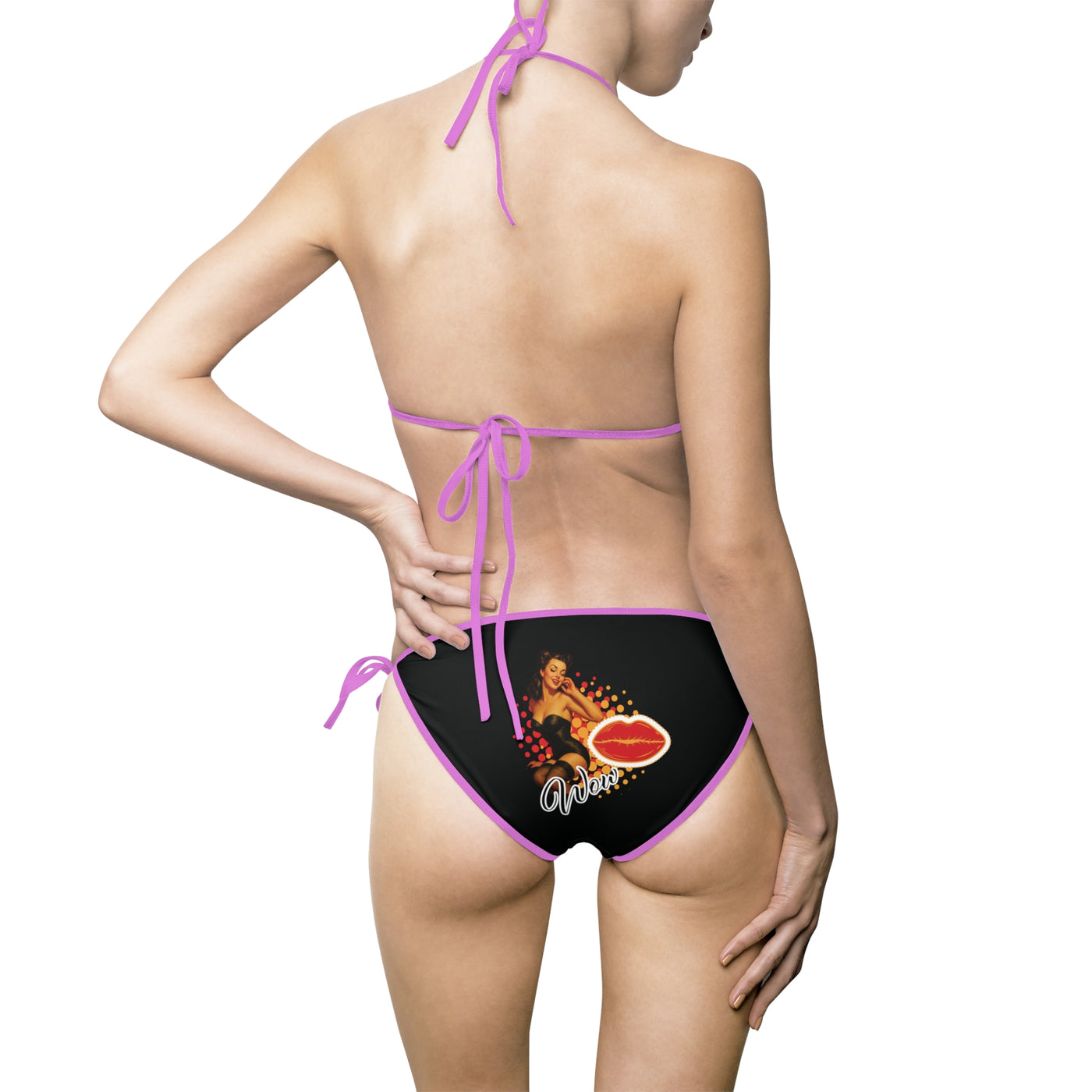 Vibrant Dot Print Women's Bikini Swimsuit - Perfect for Summer Fun