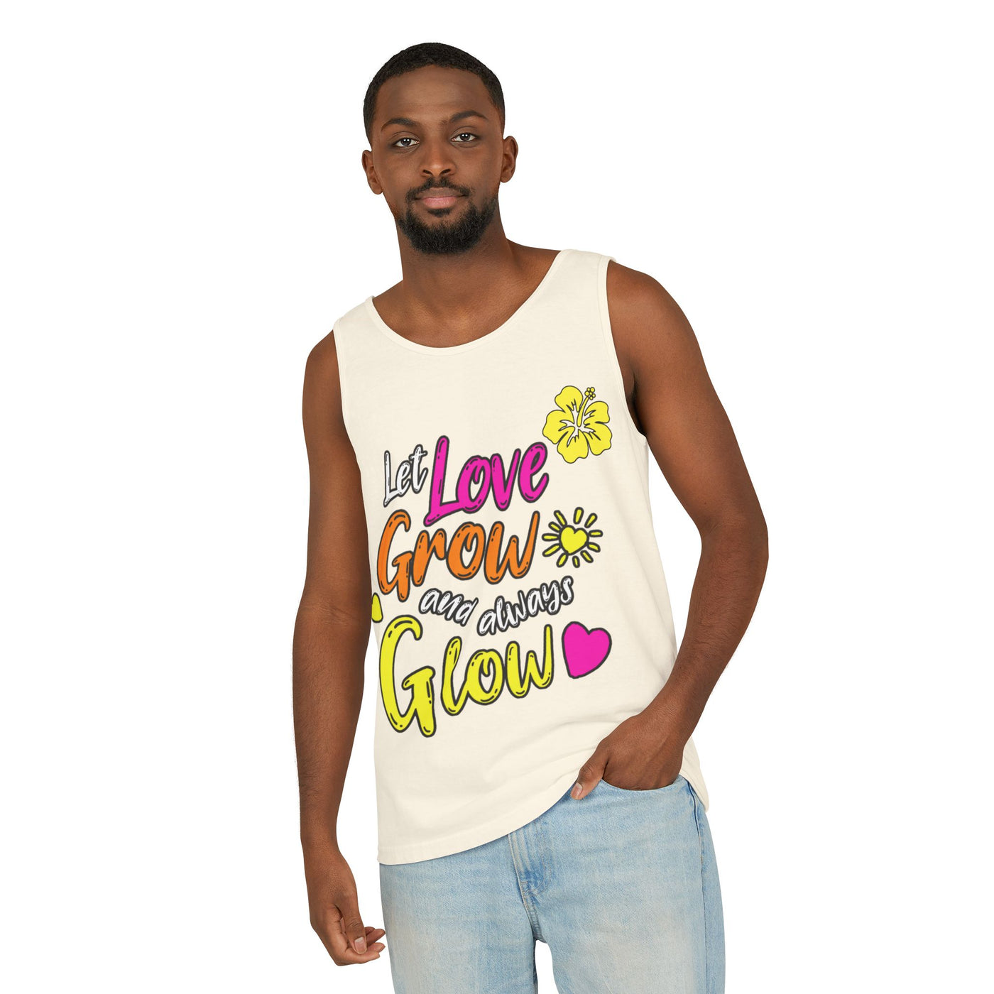 Tank Let Love Grow ... , Motivational Workout Shirt