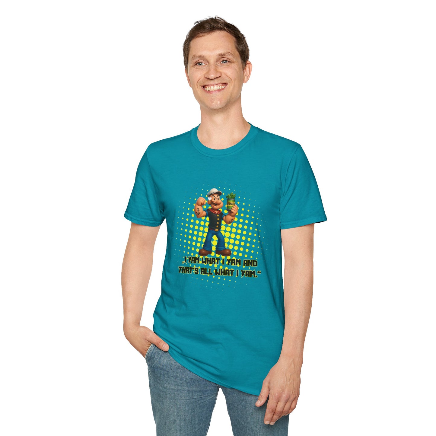 Retro Popeye Unisex Softstyle T-Shirt