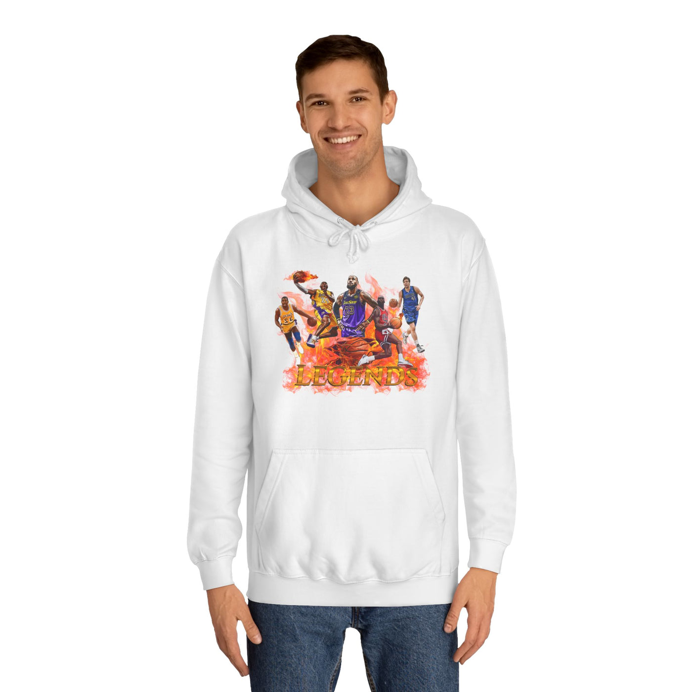 Unisex Sports Hoodie, Legends of Basketball