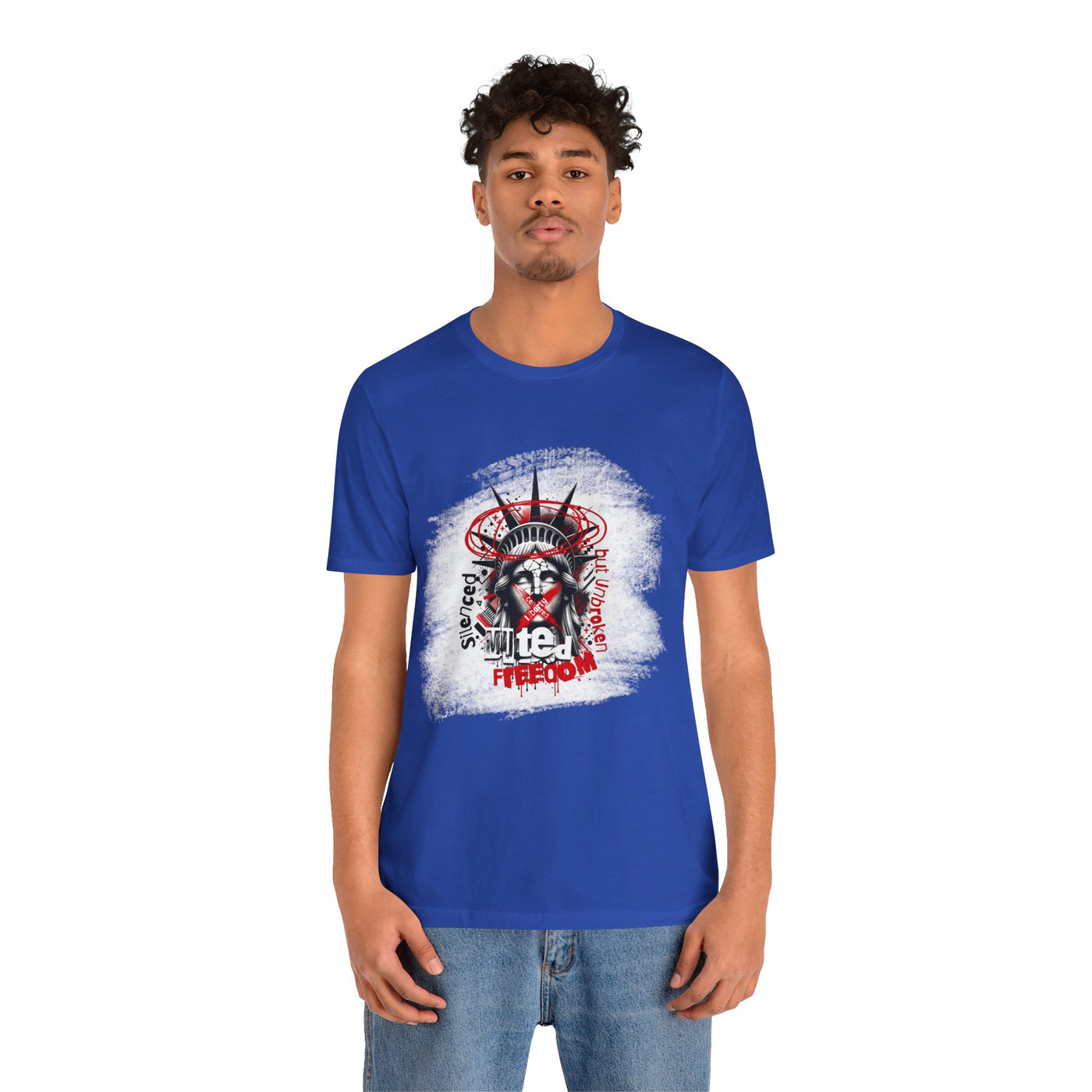 Freedom-Themed Unisex T-Shirt, Statue of Liberty - Freiheitsstatue