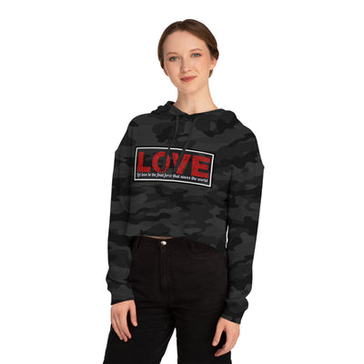 Love Crop Hoodie - Stylish & Cozy Streetwear for Casual Outings
