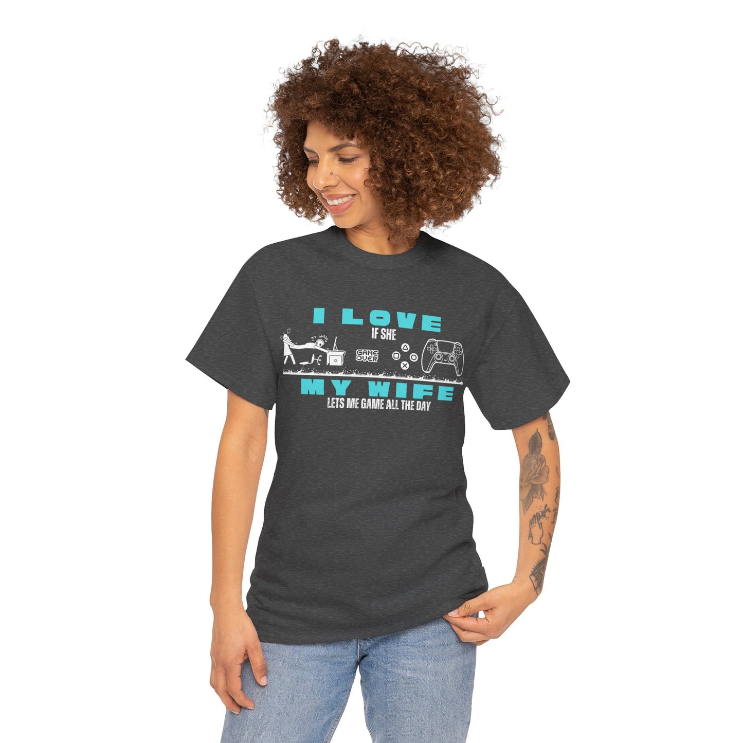 I love my wife - when she lets me gamble - Fun Shirt