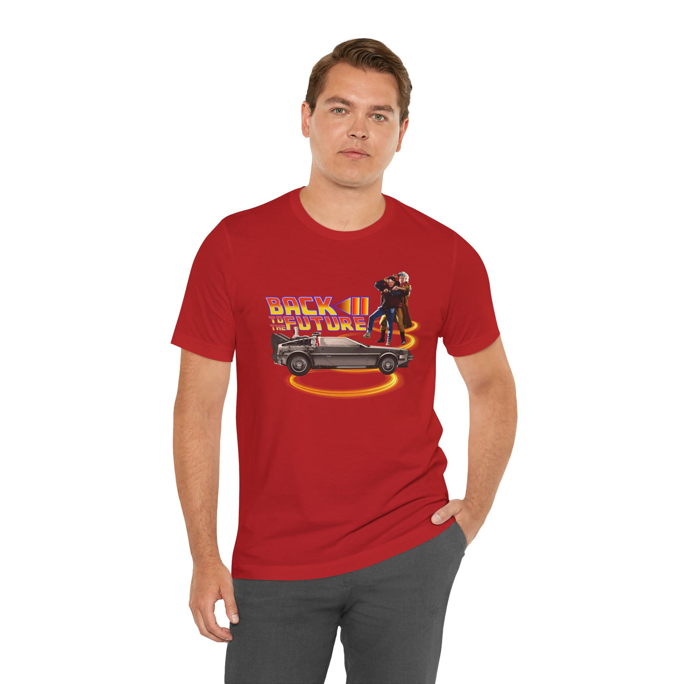 Retro Back to the Future Tee - Unisex Short Sleeve Shirt