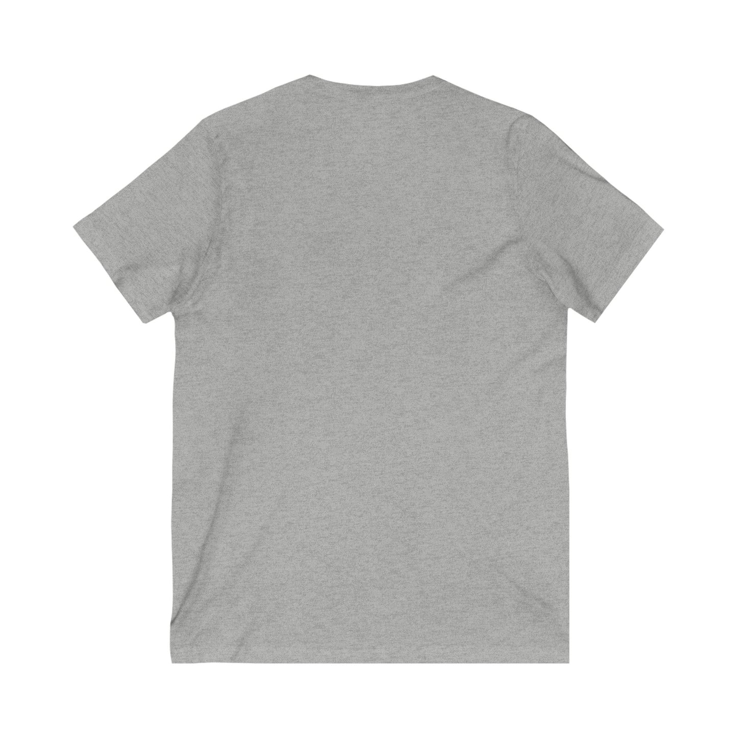 Blessed Saved Loved Unisex V-Neck Tee - Inspirational Faith Shirt