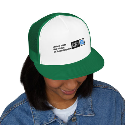 Mesh Cap Trucker Cap saying with limited edition with surprise effect