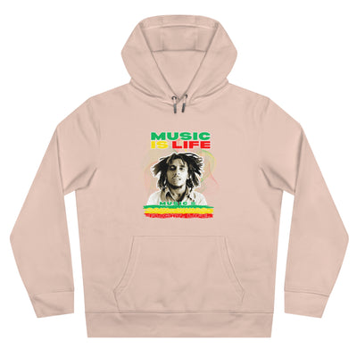Music Is Life King Hooded Sweatshirt | Perfect for Music Lovers