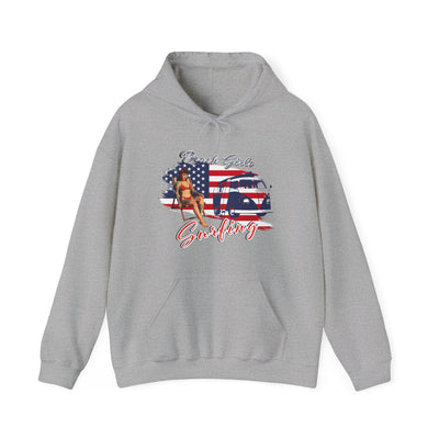 Beach Girls Surfing USA Hoodie