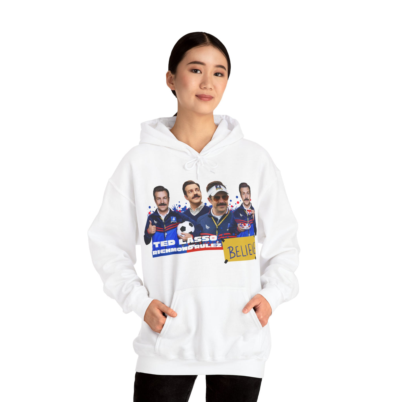 Ted Lasso "Believe" Hooded Sweatshirt - Unisex Heavy Blend™