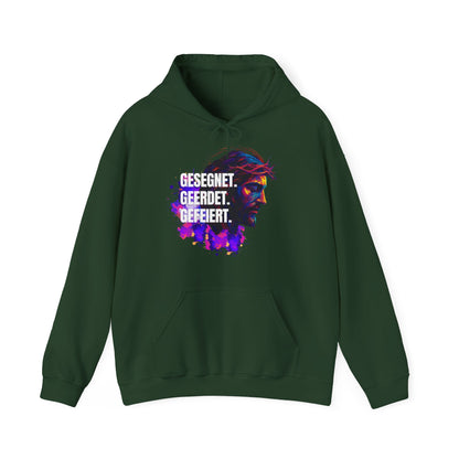 Jesus Colorful - with saying Blessed- Grounded - Celebrated