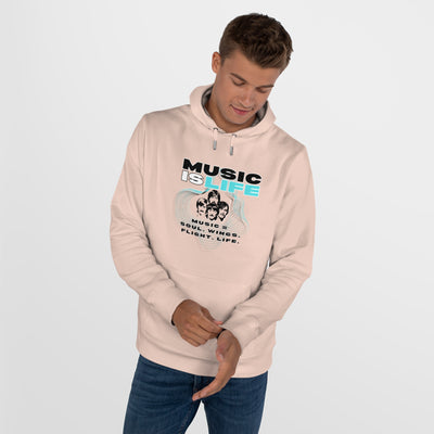 Beatles Music Is Life King Hooded Sweatshirt | Perfect for music lovers