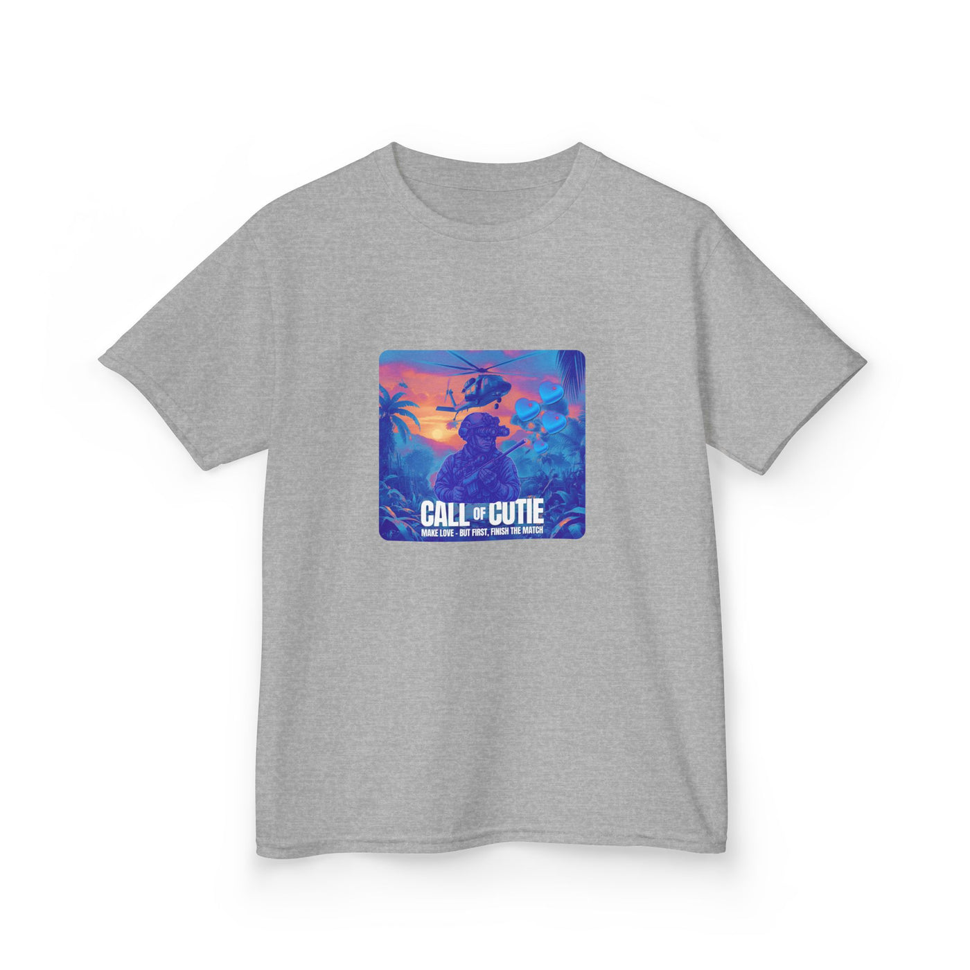 Call of Cutie Unisex Oversized Boxy Tee - Chill Vibes for Game Lovers for Teens