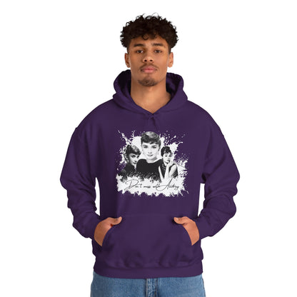 Retro Audrey Hepburn Hoodie - Classic Style