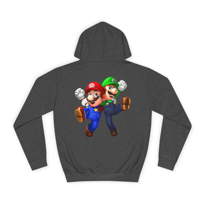 Super Bros College Hoodie, Unisex Gaming Hoodie